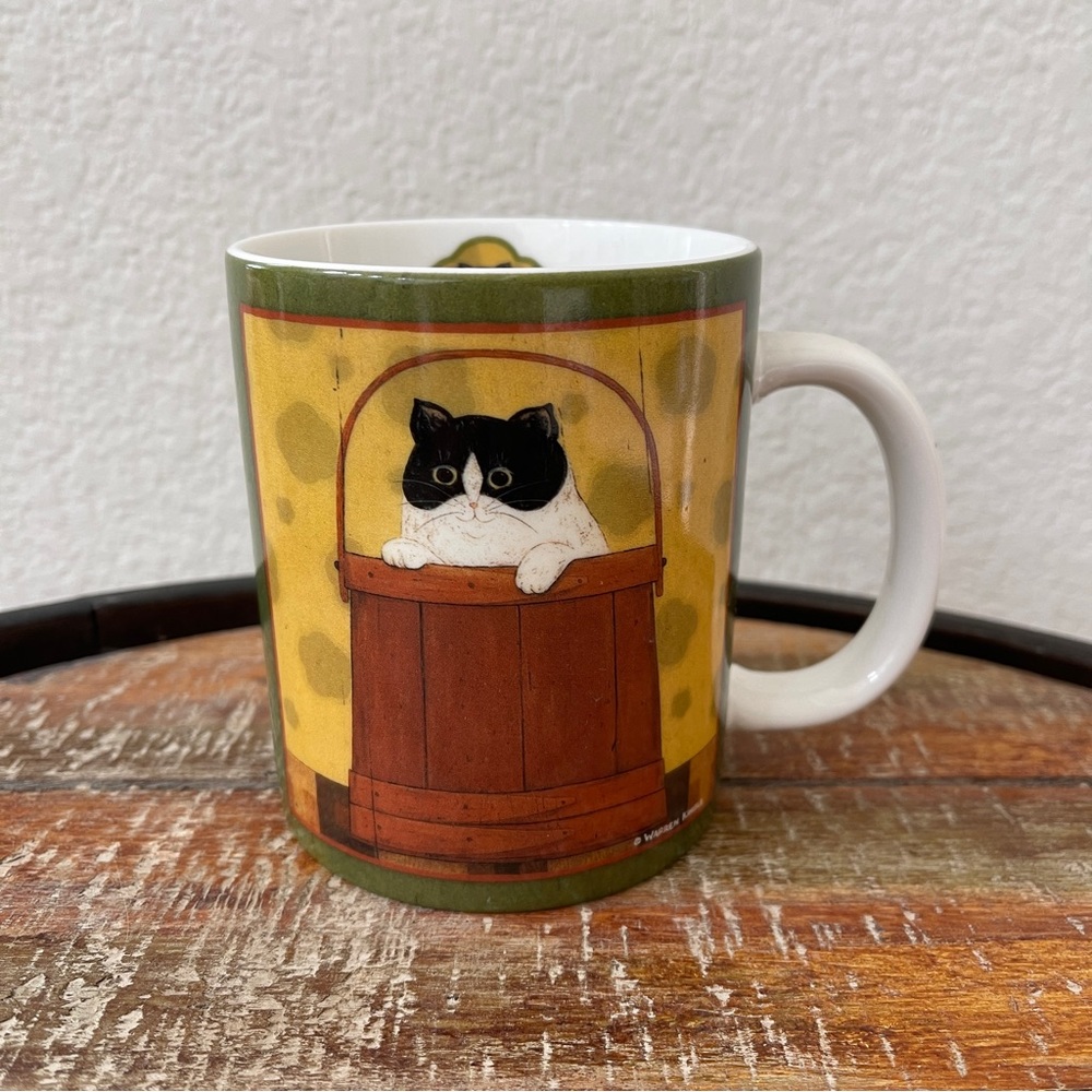 AMCAL For the Gift of porcelain Art Cat Mug